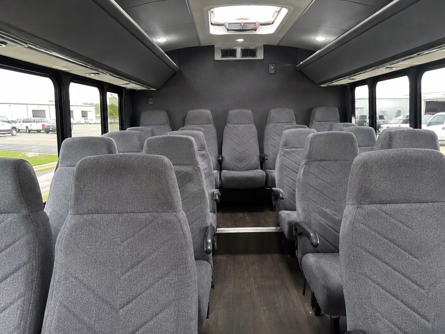 18 passenger minibus interior