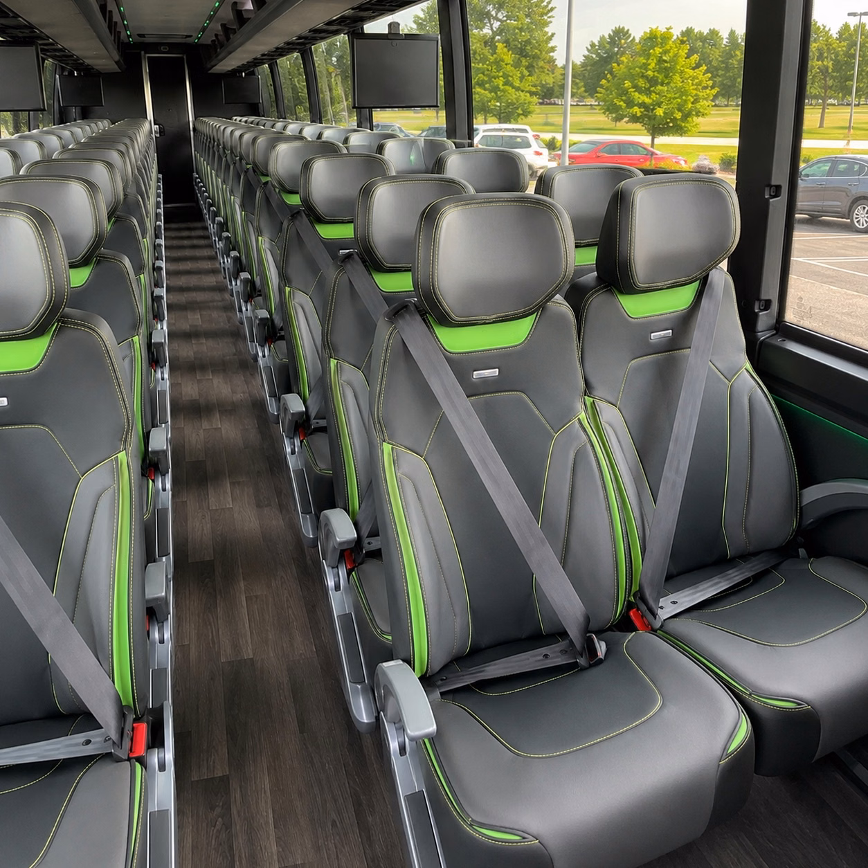 piscataway charter bus interior