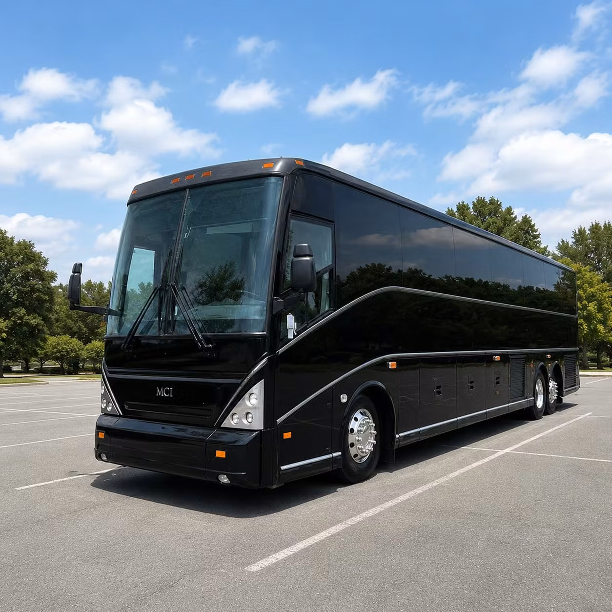 piscataway charter bus rental exterior