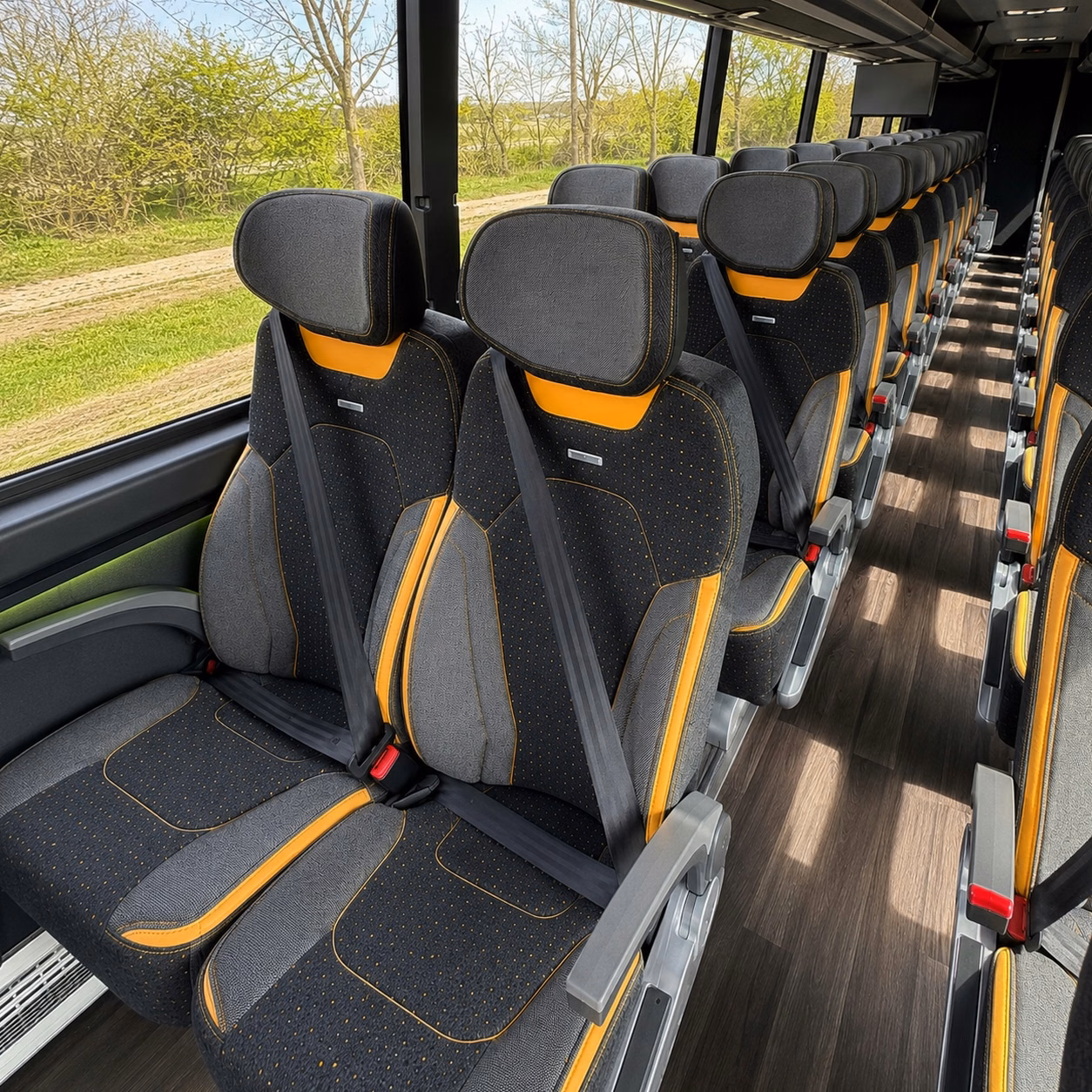 piscataway charter bus rental inside